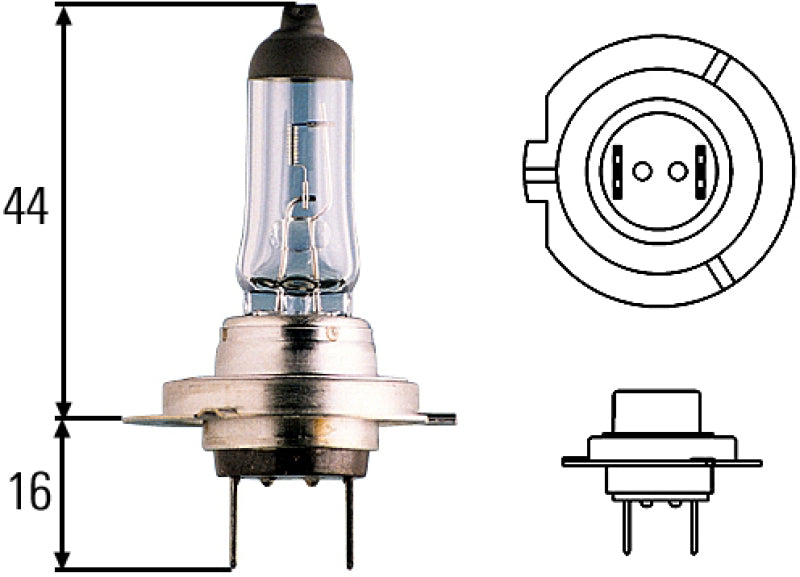 Hella H71070702 - Optilux H7 12V/55W XY Xenon Yellow Bulb