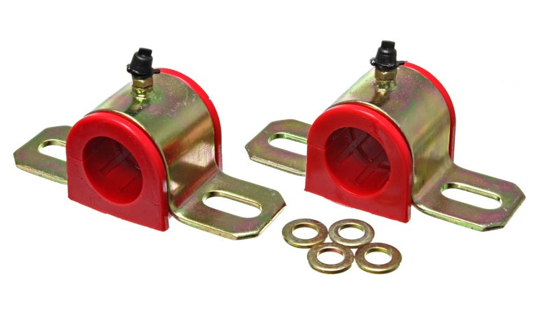 Energy Suspension 9.5168R FITS 9.5168R - Universal Red Greaseable 35mm Sway Bar Bushings