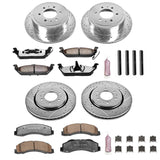 PowerStop K3166-36 - Power Stop 10-11 Ford F-150 Front & Rear Z36 Truck & Tow Brake Kit