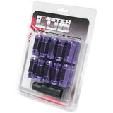 Wheel Mate 33006L - Monster Open End Lug Nut Set of 20 Purple 14x1.50