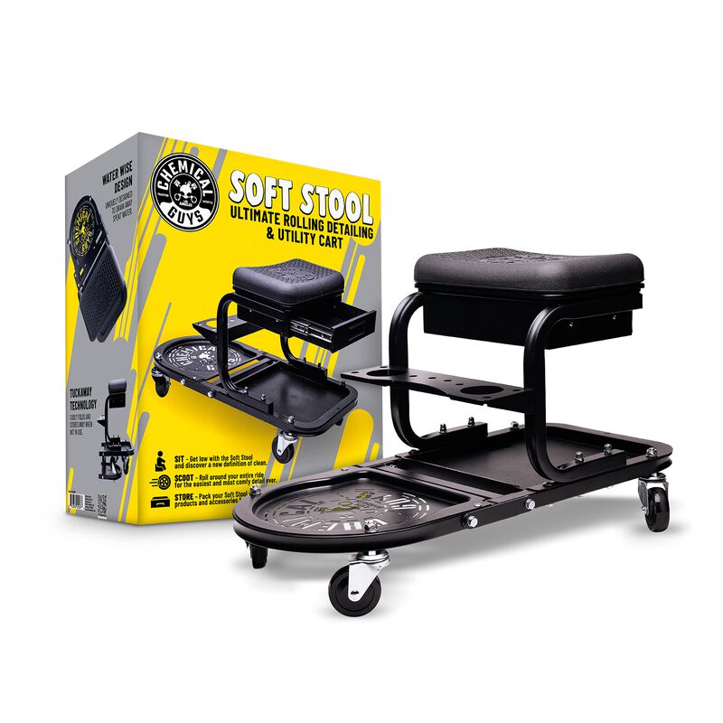 Chemical Guys ACC618 - Soft Stool Ultimate Utility Detailing Cart