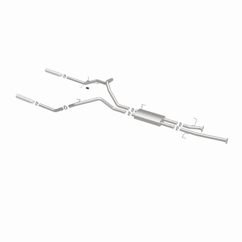 Magnaflow 15305 FITS: MagnaFlow 14 Toyota Tundra V8 4.6L/5.7L Stainless Cat Back Exhaust Dual Split Rear Exit