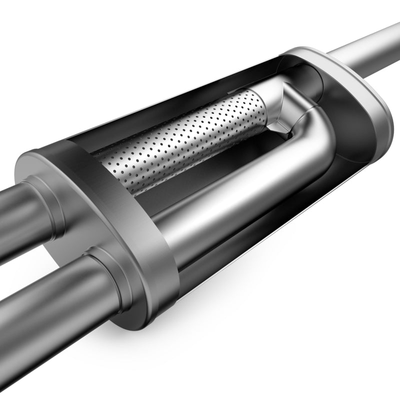 Magnaflow 19668 FITS: MagnaFlow 07-18 Jeep Wrangler JK Overland Series Axle-Back Exhaust System