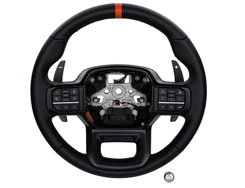 Ford Racing M-3600-F15B FITS 2021+ F-150 Raptor Steering Wheel Kit - Black