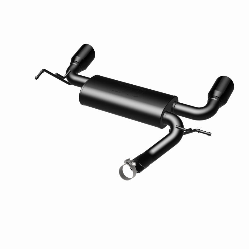 Magnaflow 15160 FITS: MagnaFlow 07-17 Jeep Wrangler JK 3.8/3.6L Dual Split Rear Exit Black Axle-Back Exhaust