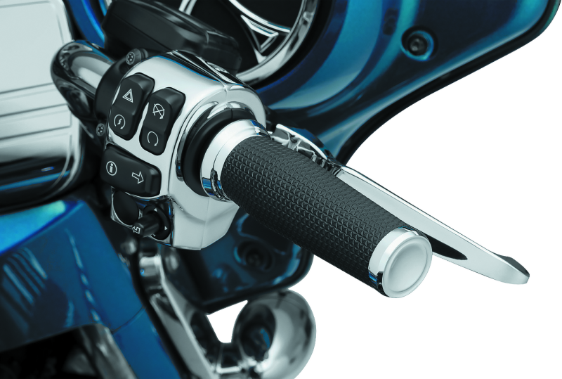 Kuryakyn Thresher Grips Thottle-By-Wire Chrome