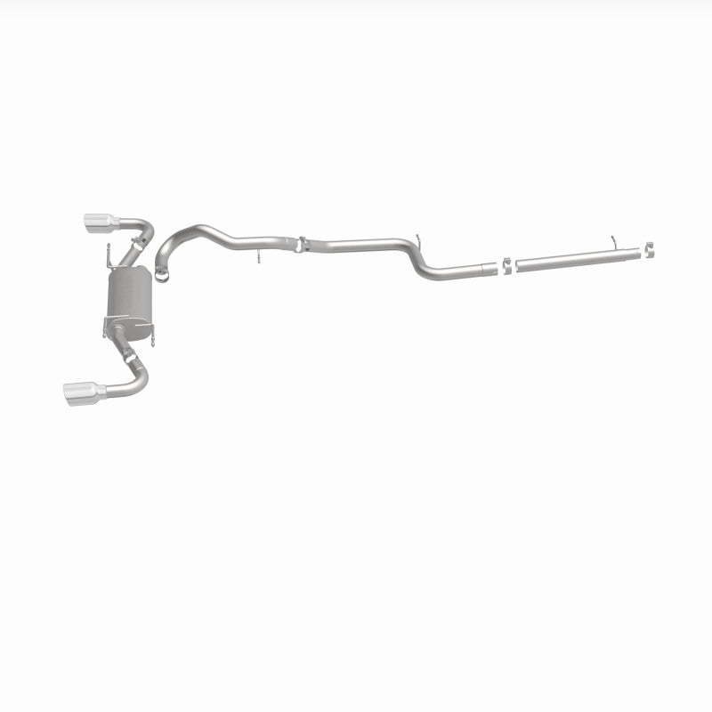 Magnaflow 15146 FITS: MagnaFlow 10-12 Mazda 3 L4 2.5L Hatchback Split Rear Exit Stainless Cat Back Performance Exhaust