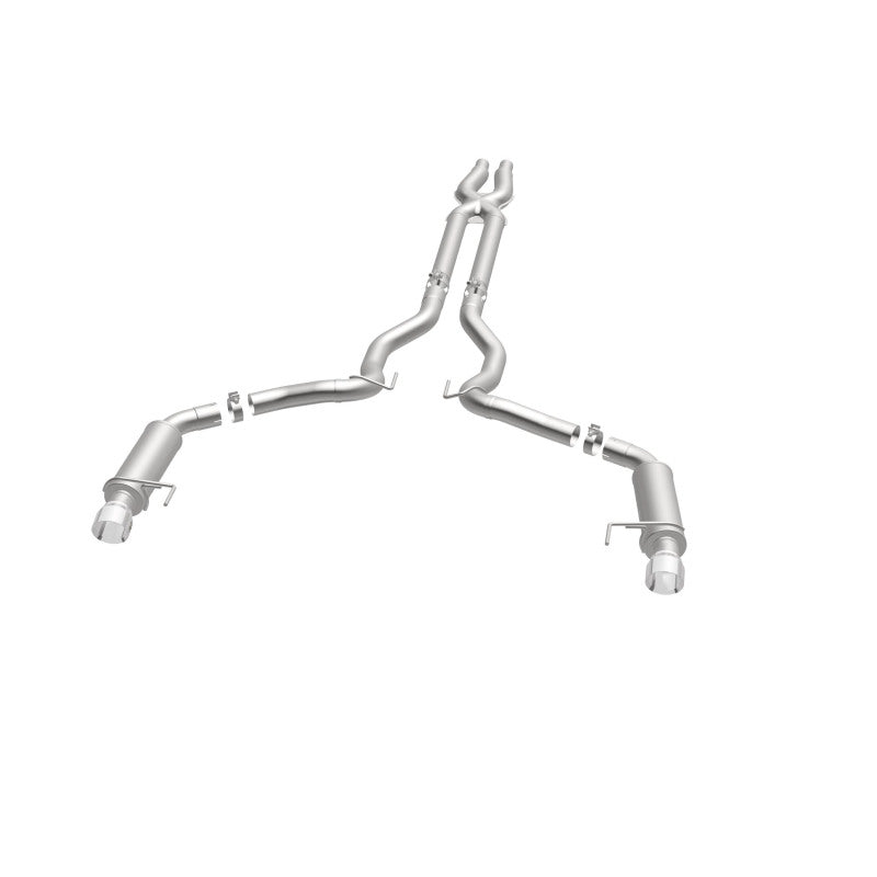 Magnaflow 19101 FITS: MagnaFlow Cat Back, SS, 3in, Competition, Dual Split Polished 4.5in Tips 2015 Ford Mustang GT V8 5.0