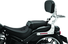 Load image into Gallery viewer, Kuryakyn Fixed Mounts Multi-Purpose Driver &amp; Passenger Backrest 18-Up Softail Black