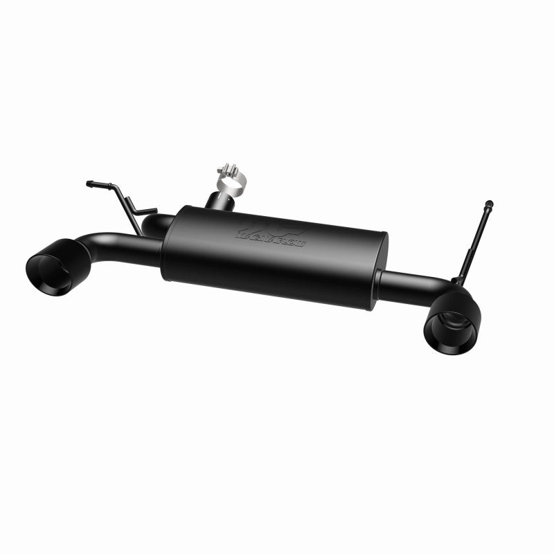 Magnaflow 15160 FITS: MagnaFlow 07-17 Jeep Wrangler JK 3.8/3.6L Dual Split Rear Exit Black Axle-Back Exhaust