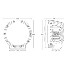 Load image into Gallery viewer, Rigid Industries 36411 FITS 360-Series 6in LED Off-Road Drive Beam - RGBW (Pair)