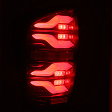 Load image into Gallery viewer, AlphaRex 680000 FITS 16-21 Toyota Tacoma LUXX LED Taillights Blk/Red w/Activ Light/Seq Signal