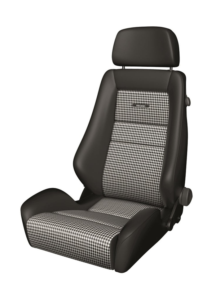 Recaro 088.00.0B25-01 - Classic LX SeatBlack Leather/Pepita Fabric