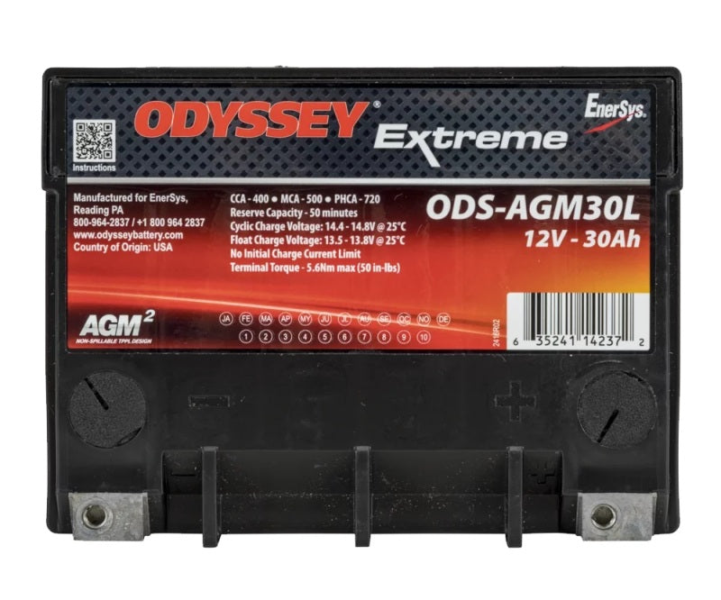 Odyssey Battery ODS-AGM30L FITS Powersport Extreme AGM Battery
