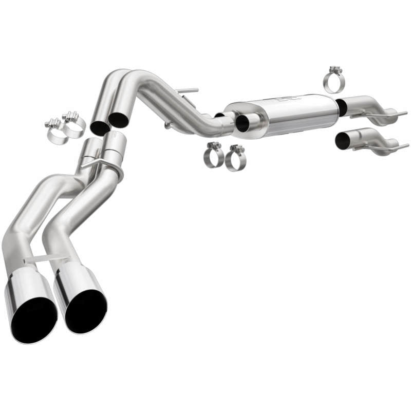 Magnaflow 19565 FITS: 15-21 Ford F-150 Street Series Cat-Back Performance Exhaust System- SS Polished Rear Exit