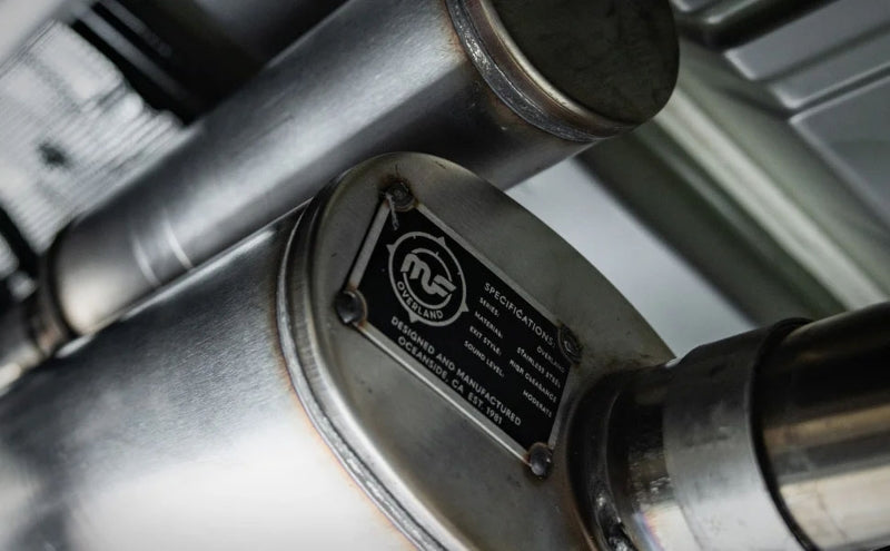 Magnaflow 19668 FITS: MagnaFlow 07-18 Jeep Wrangler JK Overland Series Axle-Back Exhaust System