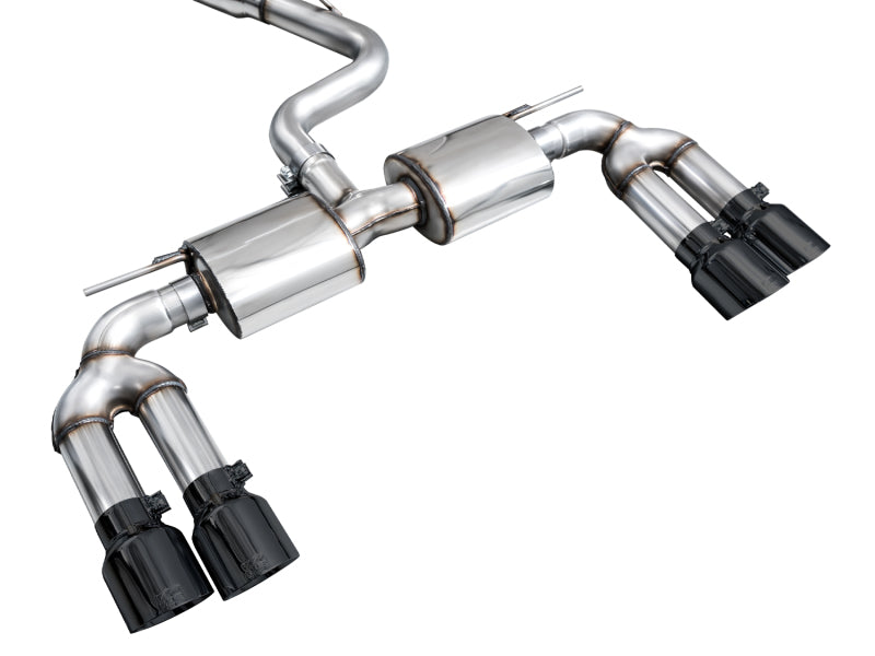 AWE Tuning 3015-43897 FITS AWE 22-24 Audi 8Y S3 Touring Edition Exhaust - Diamond Black Tips