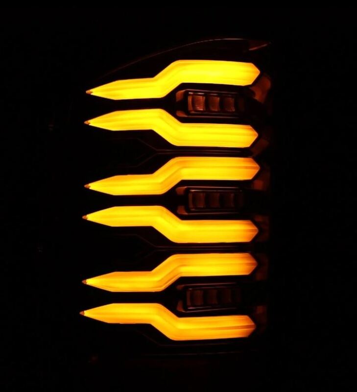 AlphaRex 620090 FITS 07-13 Chevrolet Silverado 1500 (Ex. Hybrid Models) LUXX-Series LED Tail Lights Alpha-Black
