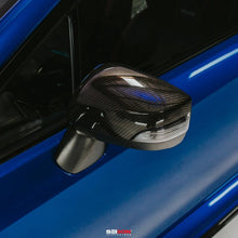 Load image into Gallery viewer, Seibon MC15SBIMP FITS 15-20 Subaru WRX / STI Carbon Fiber Mirror Caps