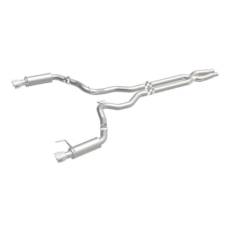 Magnaflow 19101 FITS: MagnaFlow Cat Back, SS, 3in, Competition, Dual Split Polished 4.5in Tips 2015 Ford Mustang GT V8 5.0