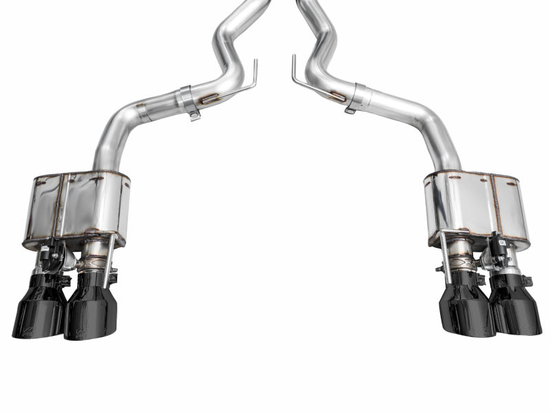 AWE Tuning 3025-43650 FITS AWE 2024 Ford Mustang GT Fastback S650 RWD SwitchPath Catback Exhaust w/ Quad Diamond Black Tips