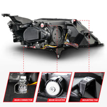 Load image into Gallery viewer, ANZO 121574 FITS Anzo 14-20 Chevrolet Impala Square Projector LED Bar Headlights w/ Black Housing