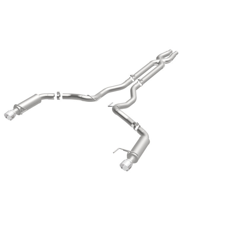 Magnaflow 19101 FITS: MagnaFlow Cat Back, SS, 3in, Competition, Dual Split Polished 4.5in Tips 2015 Ford Mustang GT V8 5.0
