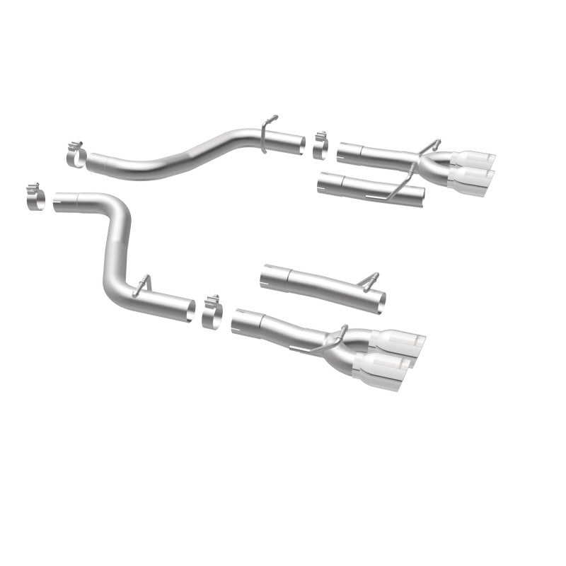 Magnaflow 19218 FITS: MagnaFlow Axle-Back, SS, 2.5in, Quad Split Rear 3.5in Tip 2015 Dodge Challenger 3.6L V6