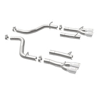Load image into Gallery viewer, Magnaflow 19218 FITS: MagnaFlow Axle-Back, SS, 2.5in, Quad Split Rear 3.5in Tip 2015 Dodge Challenger 3.6L V6
