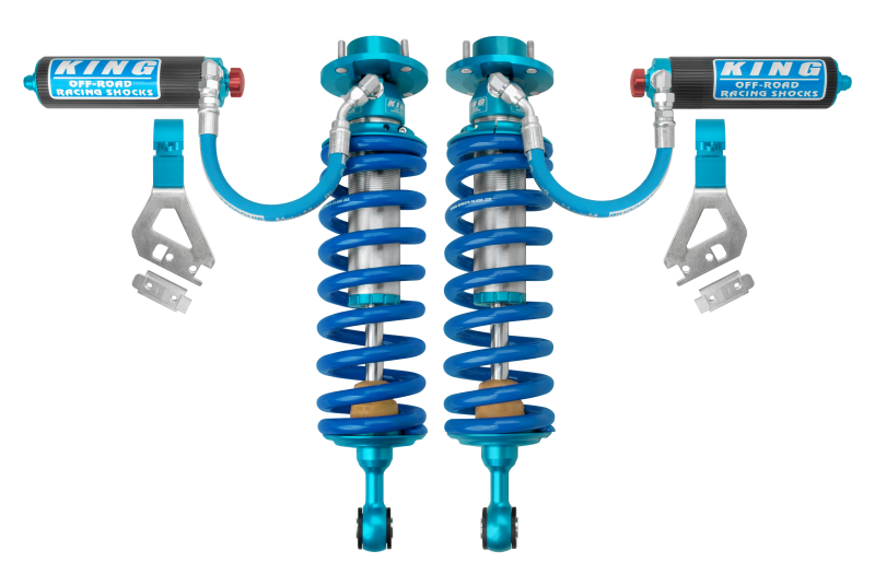 King Shocks 25001-396A FITS 2022+ Toyota Tundra  Front 2.5 Dia w/ Remote Reservoir Coilover & Adjuster (Pair)
