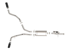 Load image into Gallery viewer, aFe 49-34133-B FITS Gemini XV 3in 304 SS Cat-Back Exhaust w/ Cutout 09-18 GM Trucks 4.3L/4.8L/5.3L w/ Black Tips