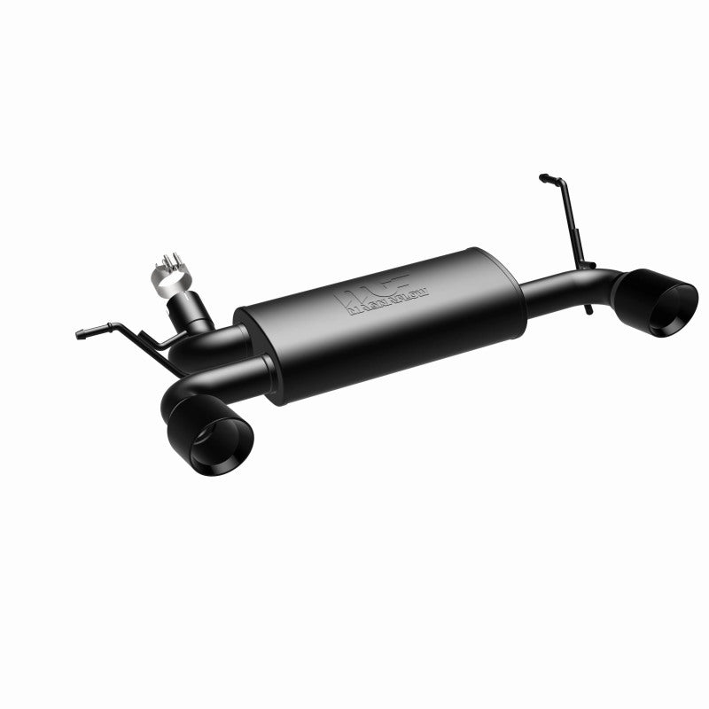 Magnaflow 15160 FITS: MagnaFlow 07-17 Jeep Wrangler JK 3.8/3.6L Dual Split Rear Exit Black Axle-Back Exhaust