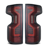 AlphaRex 620060 FITS 19-23 Chevrolet Silverado 1500/2500HD/3500HD PRO-Series LED Tail Lights Red Smoke