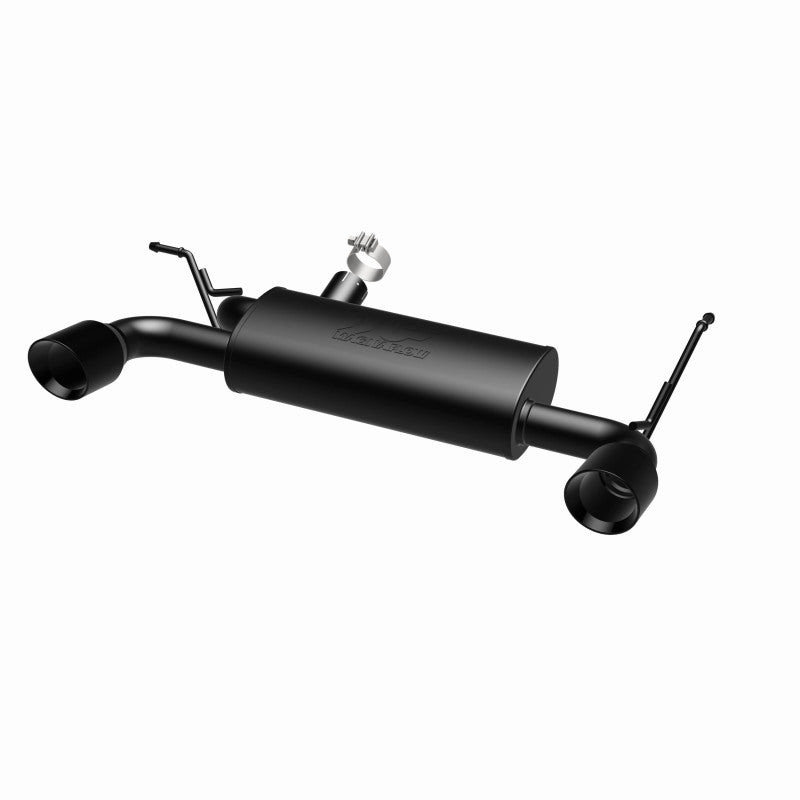 Magnaflow 15160 FITS: MagnaFlow 07-17 Jeep Wrangler JK 3.8/3.6L Dual Split Rear Exit Black Axle-Back Exhaust