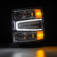 Load image into Gallery viewer, AlphaRex 880240 FITS 04-15 Chevy 1500HD NOVA-Series LED Proj Headlights Chrome w/Activ Light/Seq Signal &amp; SB DRL