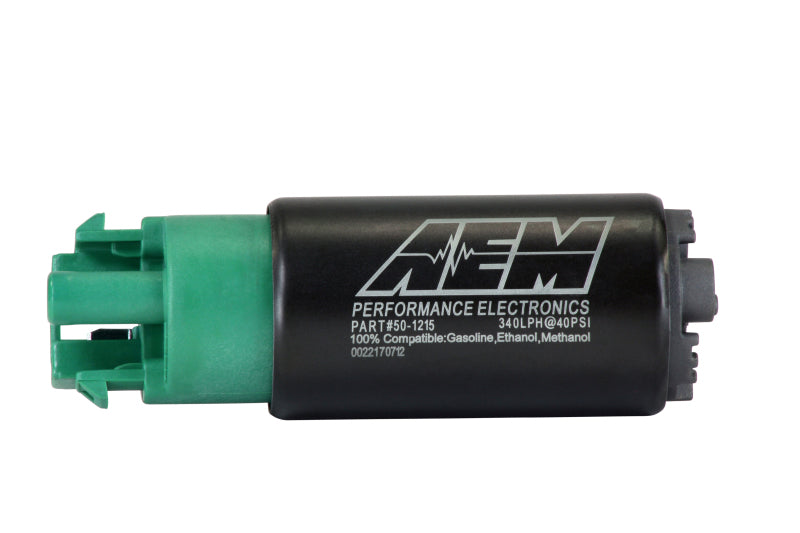 AEM 50-1215 FITS 340LPH 65mm Fuel Pump Kit w/ Mounting Hooks - Ethanol Compatible