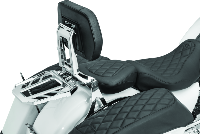 Kuryakyn Neo Driver & Passenger Backrest Chrome