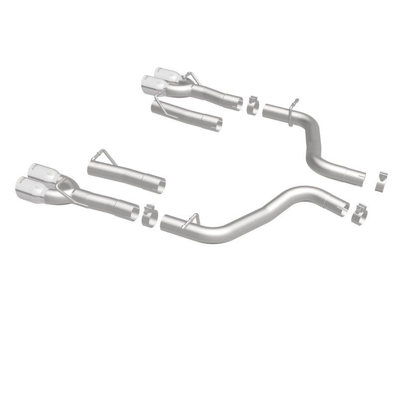 Magnaflow 19218 FITS: MagnaFlow Axle-Back, SS, 2.5in, Quad Split Rear 3.5in Tip 2015 Dodge Challenger 3.6L V6