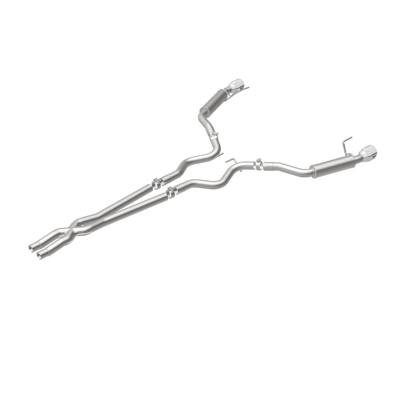 Magnaflow 19099 FITS: MagnaFlow Cat Back, SS, 2.5in, Competition, Dual Split Polished 4.5in Tips 2015 Ford Mustang V6 3.7L