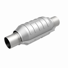 Load image into Gallery viewer, Magnaflow 51205 FITS MagnaFlow Conv Univ 2.25in Inlet/Outlet Center/Center Round 9in Body L x 5.125in W x 13in Overall L