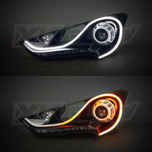Load image into Gallery viewer, XK Glow 36inch - 2pc Sequential Switchback LED Strip Kit DRL Turnsignal for Headlights