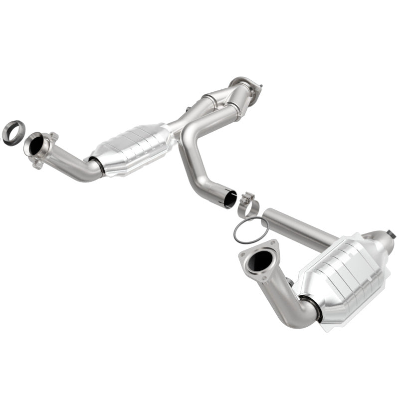 Magnaflow 93419 FITS MagnaFlow Conv DF 02-06 Cadillac Escalade / 02-06 Chevy Avalanche 5.3L Dual Conv Y-Pipe Assembly 2WD