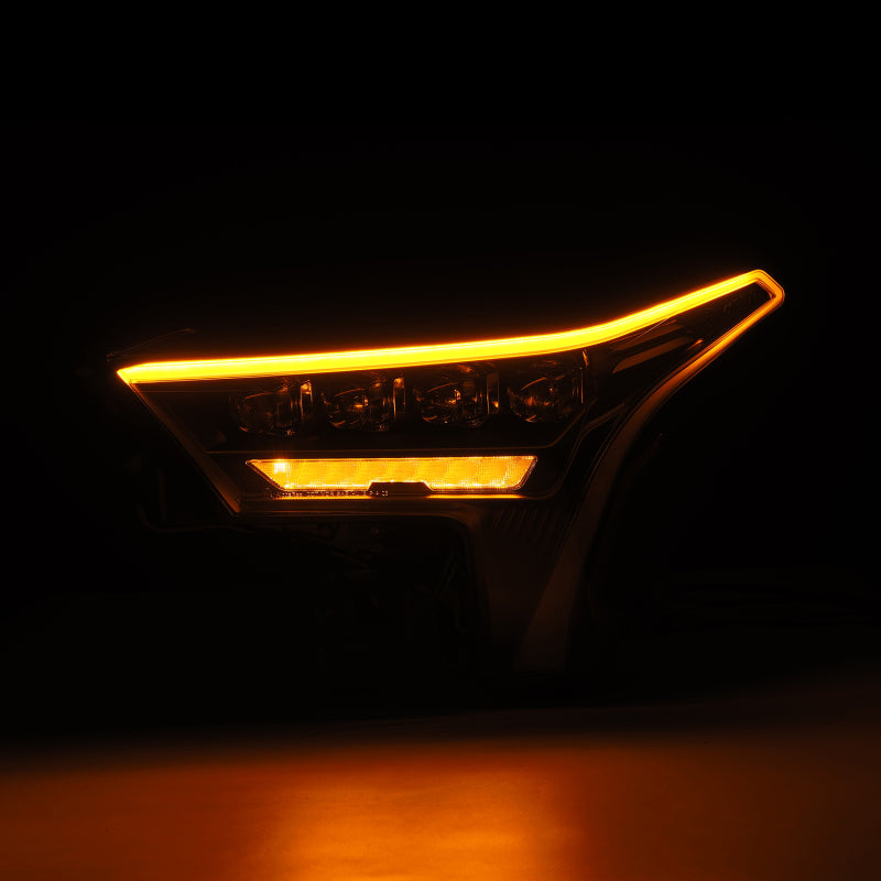 AlphaRex 22-23 Toyota Tundra/Sequoia LED Proj Headlights Black w/ Seq Activ Light/Seq Signal & DRL