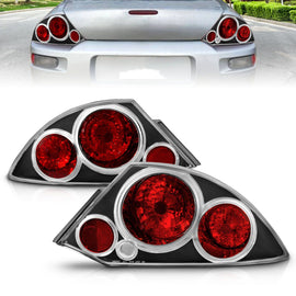 ANZO 221081 FITS 221081 FITS: 2000-2005 Mitsubishi Eclipse Taillights Black