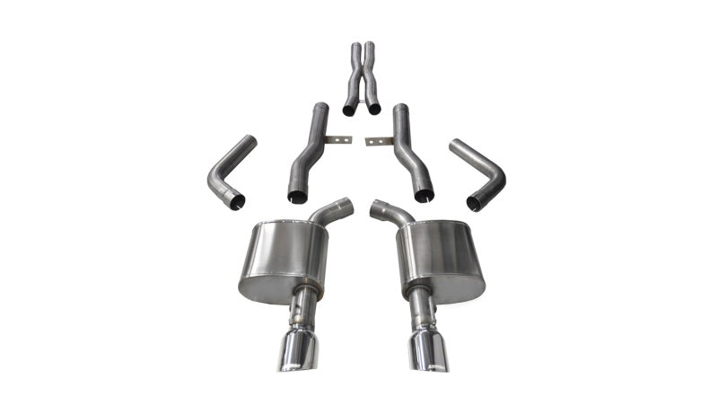 CORSA Performance 14996 FITS Corsa 15-16 Dodge Charger SRT/Scat Pack/R/T 6.4L Polished Xtreme Cat-Back Exhaust