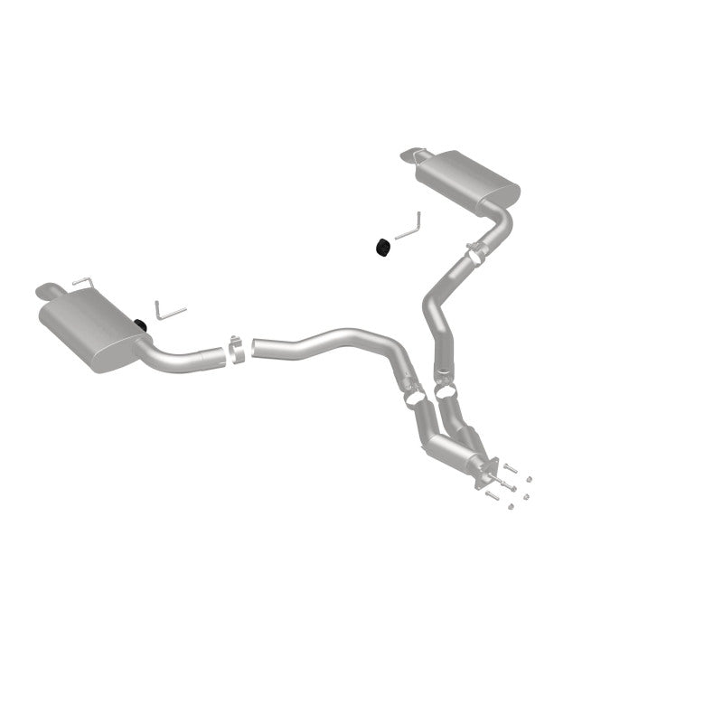Magnaflow 16710 FITS: MagnaFlow 75-79 Chevy Corvette V8 5.7L Dual Split Rear Exit Stainless Cat-Back Perf Exhaust