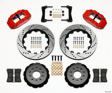 Load image into Gallery viewer, Wilwood Narrow Superlite 6R Front Hat Kit 14.00in Drill Red 2005-2014 Mustang