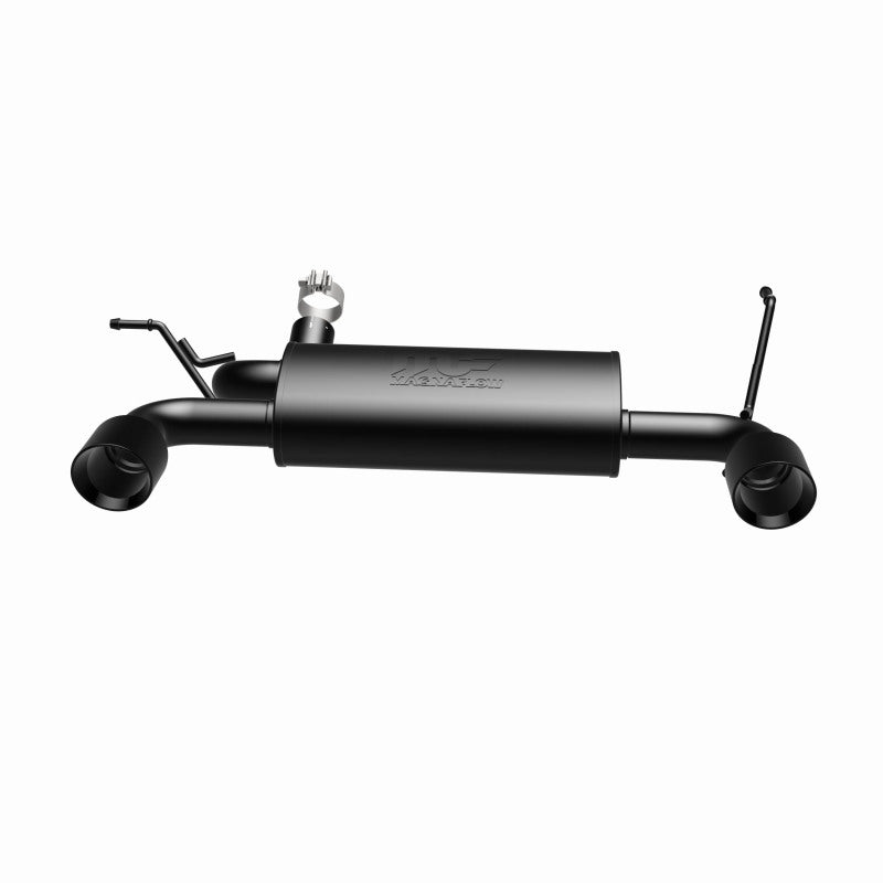 Magnaflow 15160 FITS: MagnaFlow 07-17 Jeep Wrangler JK 3.8/3.6L Dual Split Rear Exit Black Axle-Back Exhaust