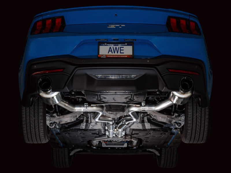 AWE Tuning 3015-33650 FITS AWE 2024 Ford Mustang GT Fastback S650 RWD Touring Catback Exhaust w/ Dual Diamond Black Tips