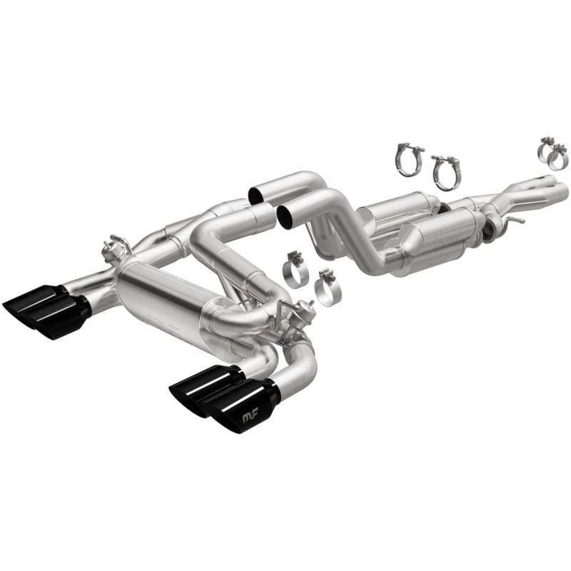 Magnaflow 19598 FITS: MagnaFlow 21-22 Jeep Wrangler V8 6.4L Street Series Cat-Back Exhaust w/ Black Tips